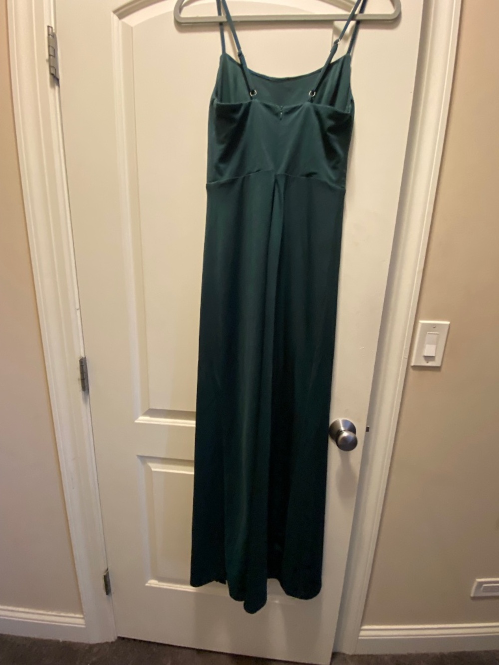 Emerald green long dress